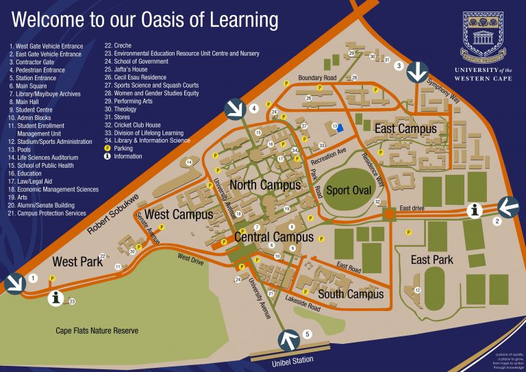 International Travel Advice UWC International Relations   Lowres A3 Map WholeCampus 768x543 